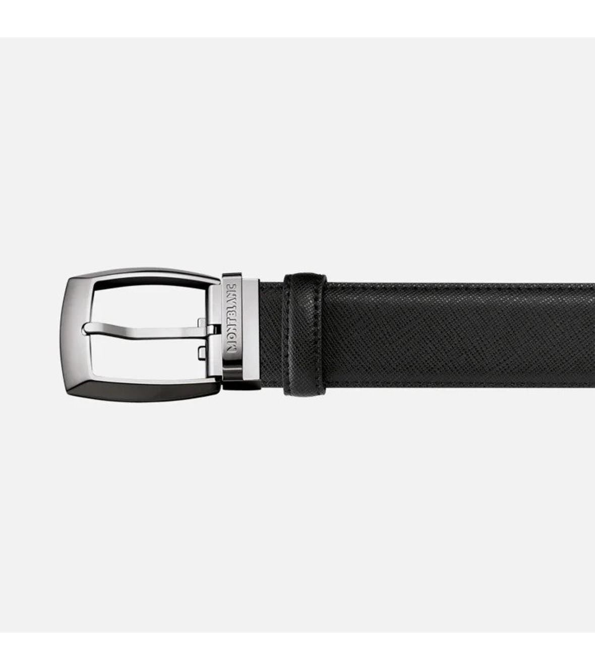 Black 35mm Leather Belt Montblanc